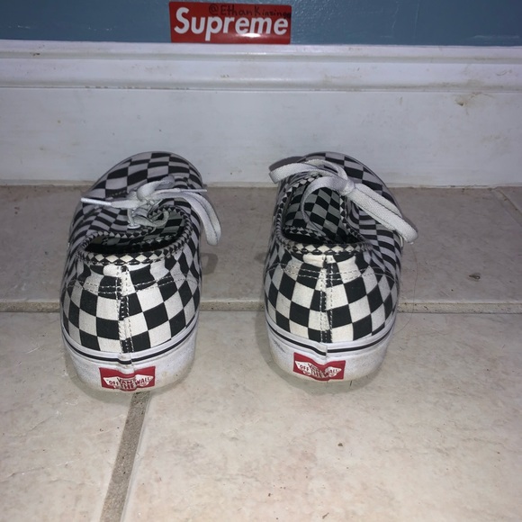 44 DX Anaheim Factory Black/Checkerboard VANS - Picture 4 of 6
